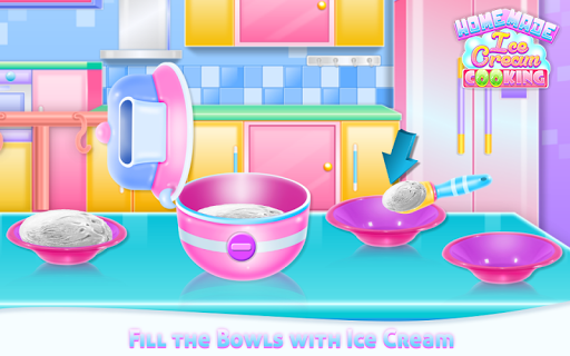 Homemade Ice Cream Cooking - عکس برنامه موبایلی اندروید