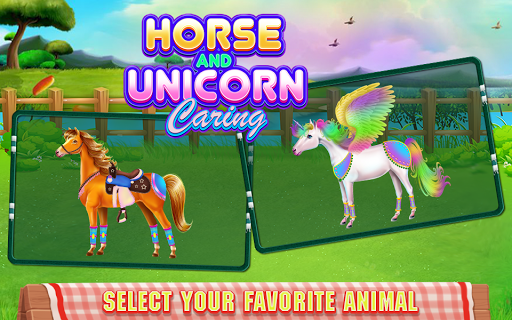 Horse and Unicorn Caring - عکس برنامه موبایلی اندروید