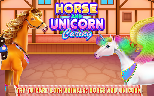 Horse and Unicorn Caring - عکس برنامه موبایلی اندروید