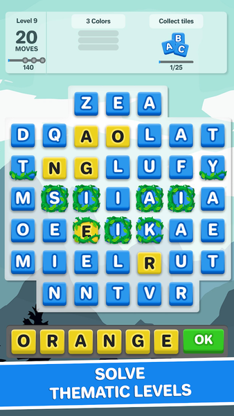 Word and Letters - Find words - Gameplay image of android game