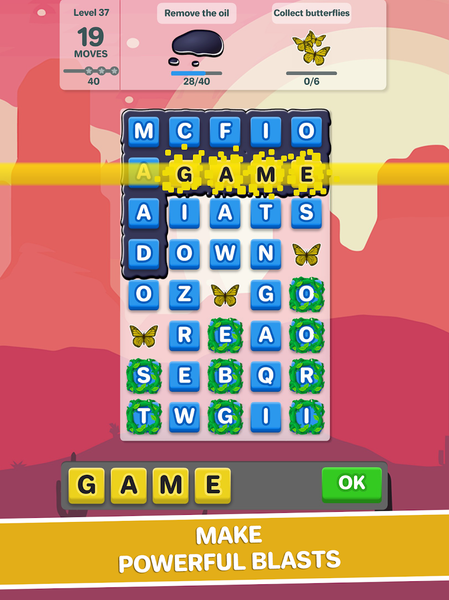 Word and Letters - Find words - Gameplay image of android game