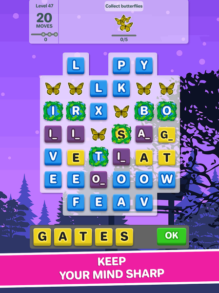 Word and Letters - Find words - Gameplay image of android game
