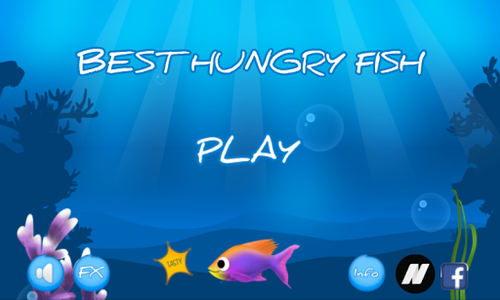 Best Hungry Fish - Gameplay image of android game