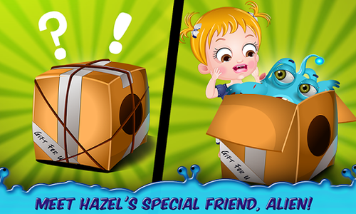 Baby Hazel Alien Friend - Gameplay image of android game