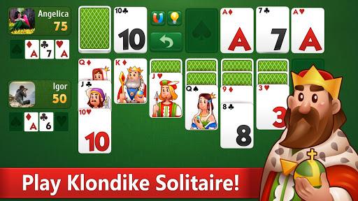 Klondike Solitaire card game - Gameplay image of android game