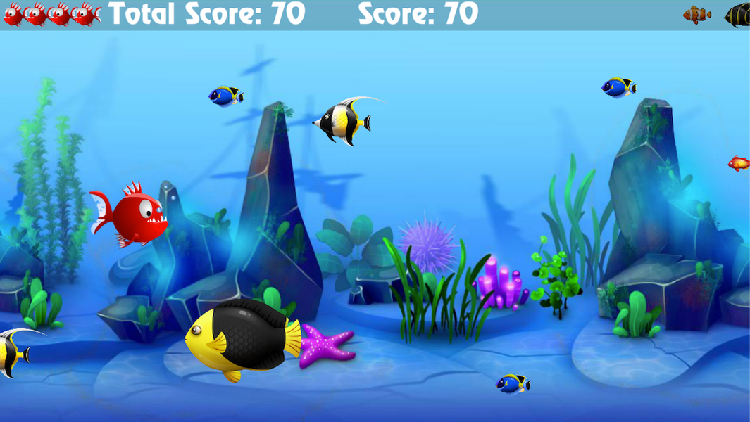 Frenzy Piranha Fish World Game - عکس بازی موبایلی اندروید