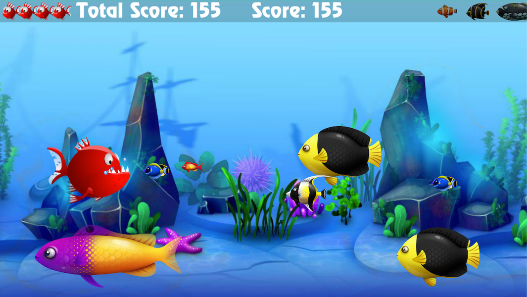 Frenzy Piranha Fish World Game - عکس بازی موبایلی اندروید