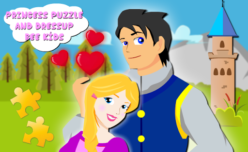 Princess Puzzle & Dressup : Little Bee Kids - عکس بازی موبایلی اندروید
