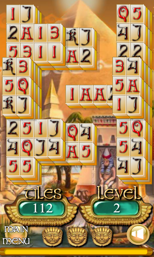 Egypt Solitaire Mahjong - Gameplay image of android game