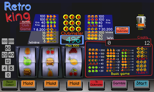 Retro King slot machine - Gameplay image of android game