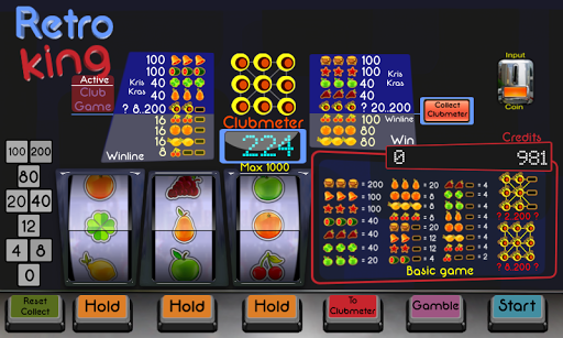Retro King slot machine - Gameplay image of android game