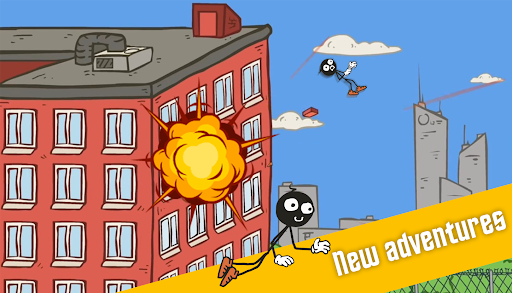 Stickman escape school super - Gameplay image of android game