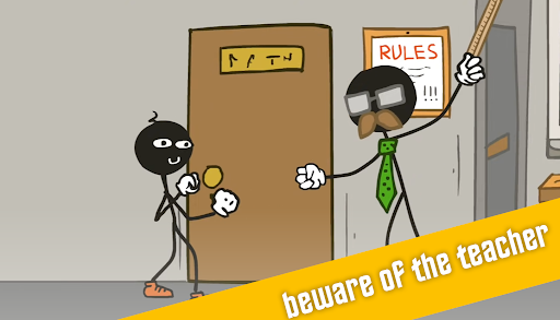 Stickman escape school super - عکس بازی موبایلی اندروید