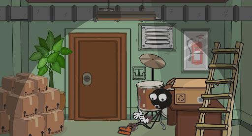 Stickman school escape 3 - Gameplay image of android game