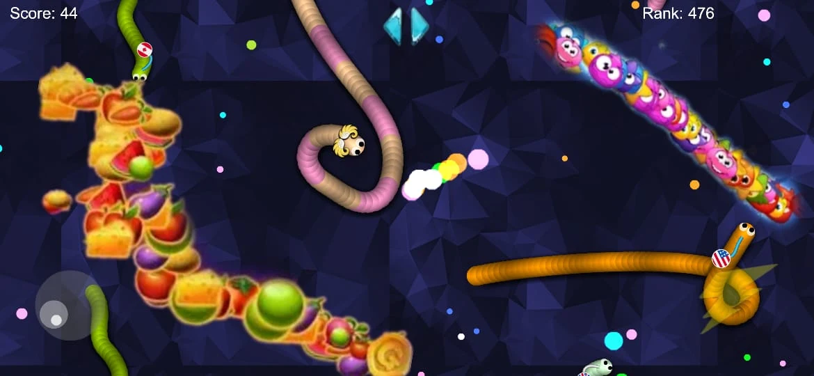 Snake Zone War .io - Gameplay image of android game