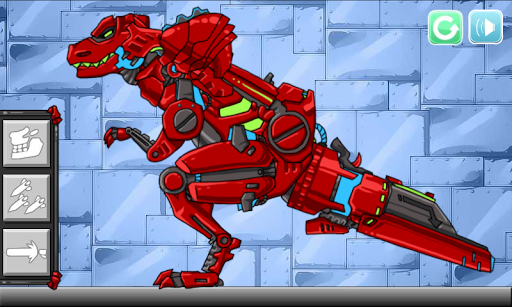 Dino Robot - Tyranno Red - Gameplay image of android game