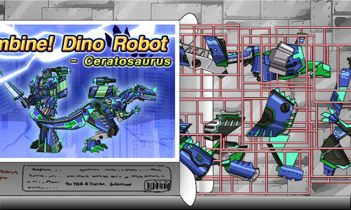 Ceratosaurus - Combine! Dino Robot - Gameplay image of android game