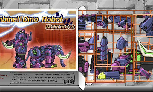 Mammoth - Combine! Dino Robot - Gameplay image of android game