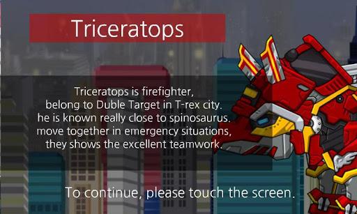 Triceratops- Combine DinoRobot - Gameplay image of android game