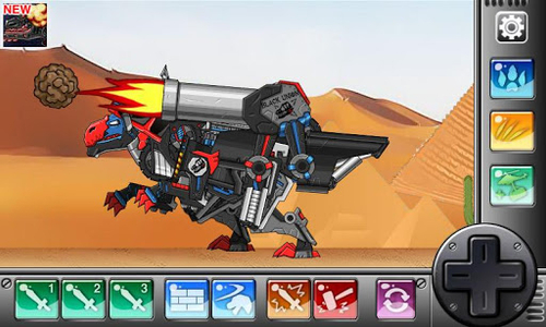 Download Robot Dino T-Rex Attack android on PC