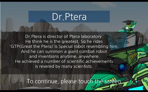 Dr.Ptera - Combine! Dino Robot : Dinosaur Game - Gameplay image of android game