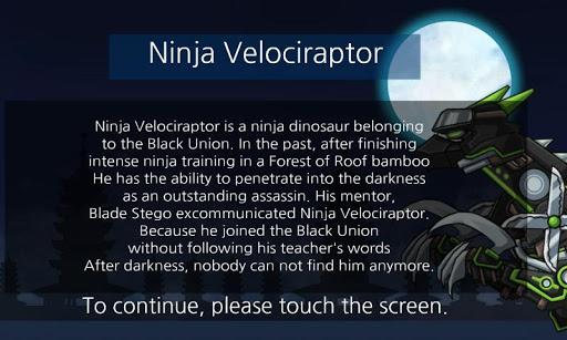 Ninja Velociraptor- Dino Robot - Gameplay image of android game
