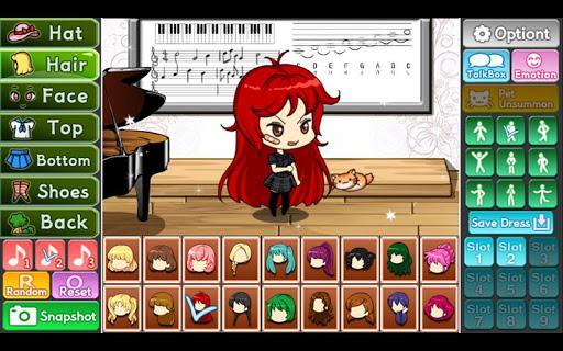 School Pretty Girl : dress up game - Gameplay image of android game