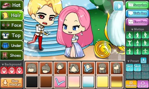 Pretty Girl's Cinderella Style - Gameplay image of android game