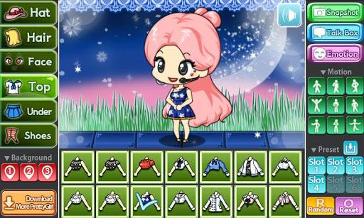 Moon Night Pretty Girl - عکس بازی موبایلی اندروید