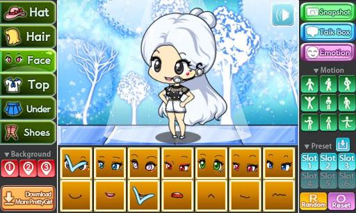 Moon Night Pretty Girl - عکس بازی موبایلی اندروید