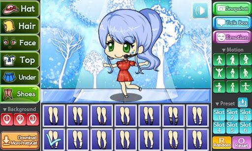 Moon Night Pretty Girl - عکس بازی موبایلی اندروید