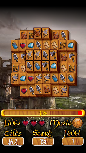 Medieval Mahjong - Gameplay image of android game