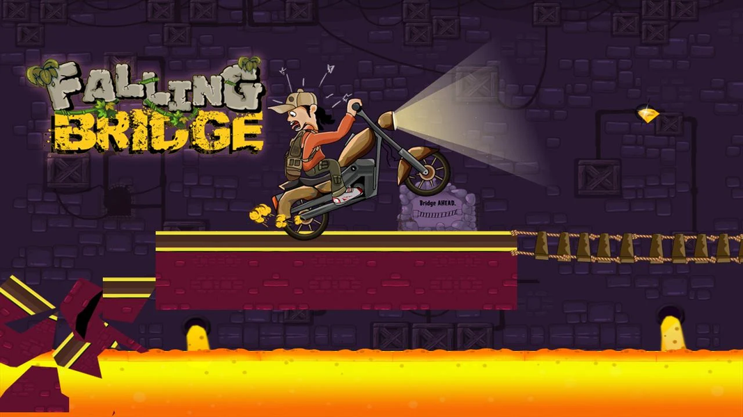 Falling Bridge - Gameplay image of android game