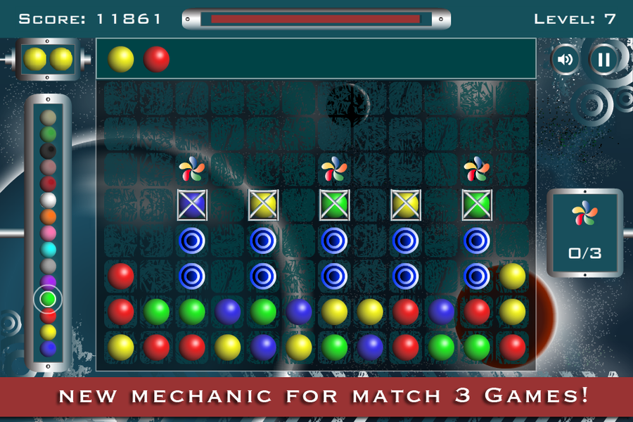 Crash Balls - Match 3 Mania - Gameplay image of android game