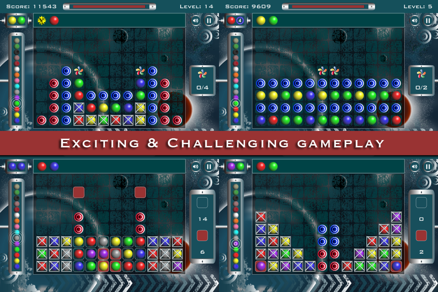 Crash Balls - Match 3 Mania - Gameplay image of android game