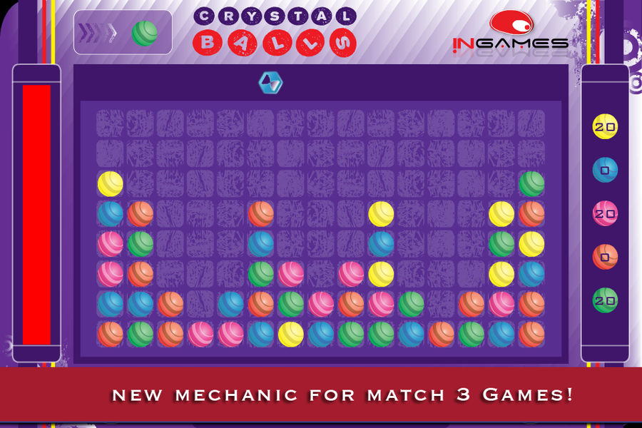 Crystal Balls - Blast Collapse - Gameplay image of android game