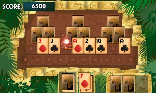 PYRAMID SOLITAIRE card game - عکس بازی موبایلی اندروید