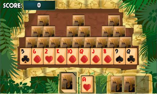 PYRAMID SOLITAIRE card game - عکس بازی موبایلی اندروید
