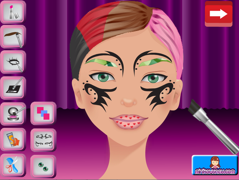 Baby Face Painting - Gameplay image of android game