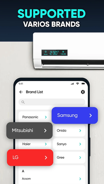 Air Conditioner Remote Control - عکس برنامه موبایلی اندروید