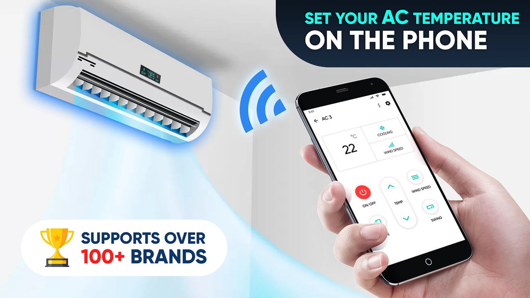 Air Conditioner Remote Control - Image screenshot of android app