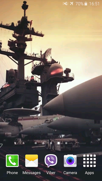 Aircraft Carrier Video Wallpap - Image screenshot of android app