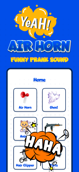 Air Horn Prank: Funny Sounds - عکس برنامه موبایلی اندروید