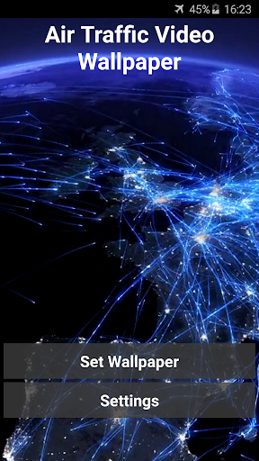 Air Traffic Live Wallpaper - Image screenshot of android app