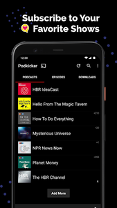 Podkicker Podcast Player - Image screenshot of android app