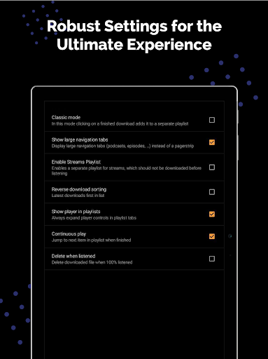 Podkicker Podcast Player - عکس برنامه موبایلی اندروید