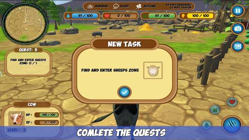 Cow Simulator - Gameplay image of android game