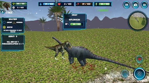 T-Rex Simulator - عکس بازی موبایلی اندروید