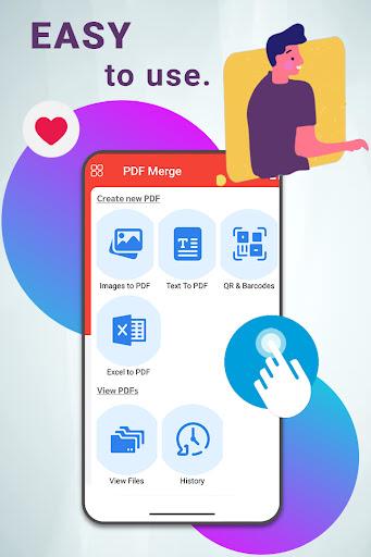 PDF Merge - Image screenshot of android app