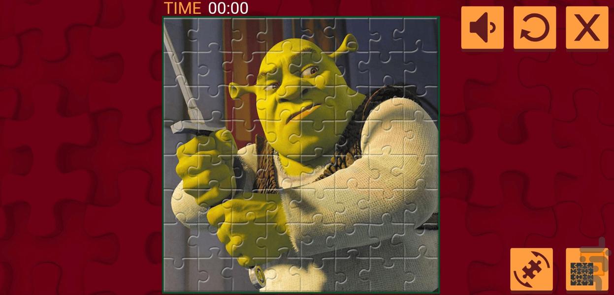 بازی پازل شرک - Gameplay image of android game